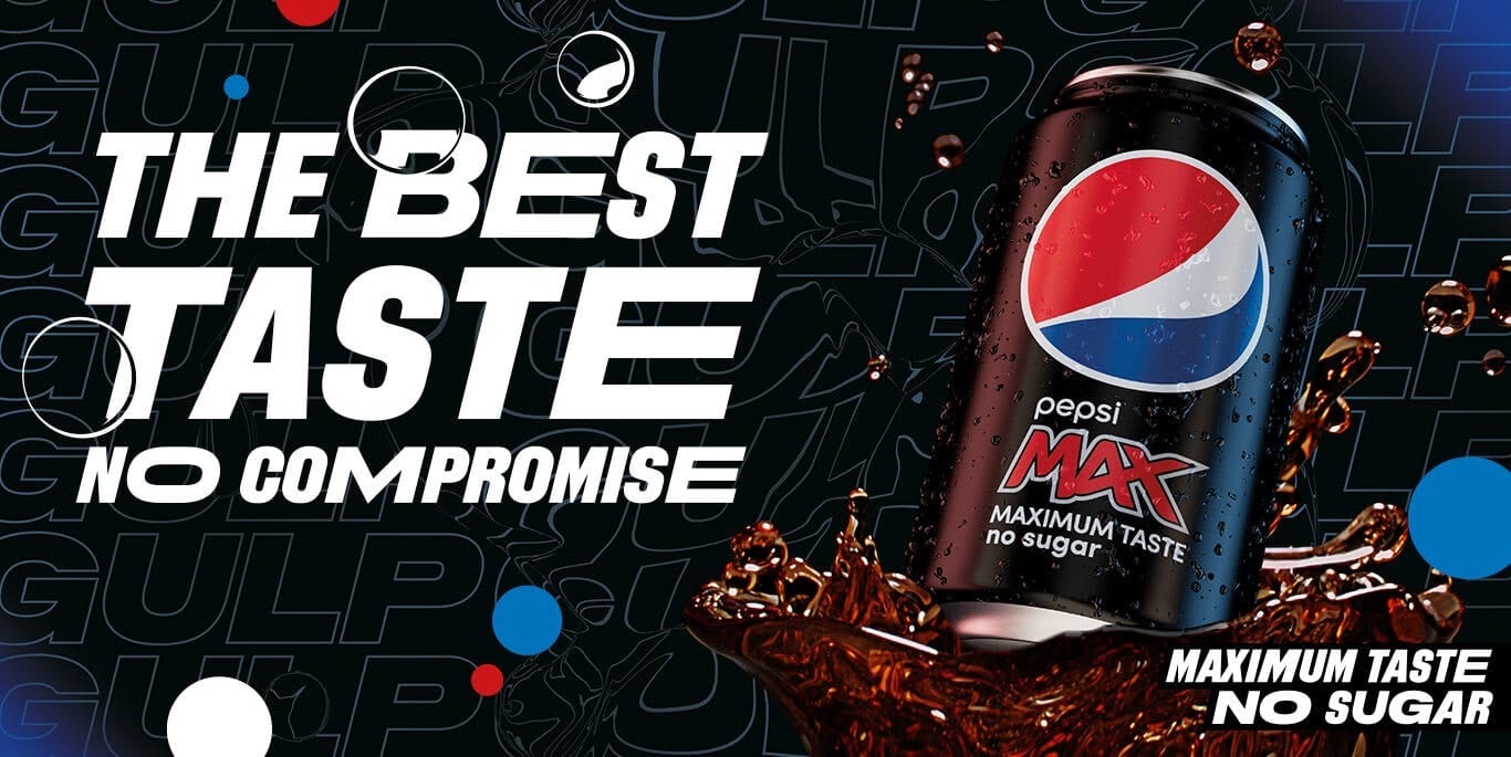 Pepsi Zero Sugar.