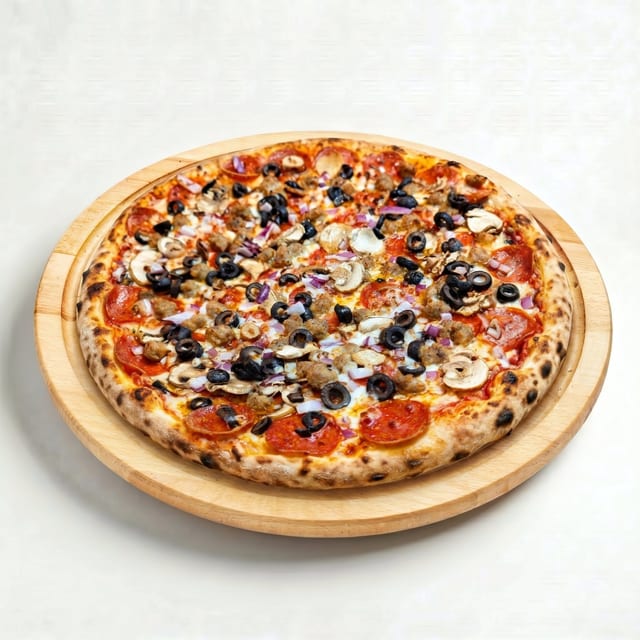 Deluxe Combo Pizza.