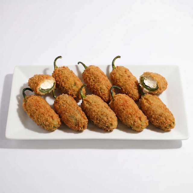 10 Jalapeno Poppers.